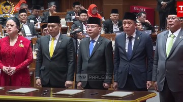 Pimpinan DPR 2024-2029: Puan Ketua, Dasco, Adies, Saan, dan Cucun Wakil