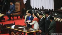 Potret Guntur Sasono-Annisa Mahesa Jadi Pimpinan Sementara DPR