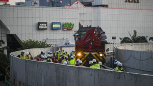 Potret Uji Coba LRT Jakarta Jalur Velodrome-Rawamangun