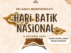 25 Twibbon Hari Batik Nasional untuk Memperkuat Identitas Budaya