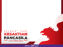 10 Twibbon Hari Kesaktian Pancasila 2024 Menarik dan Gratis, Yuk Unggah!