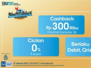 Di Indonesia Aja Travel Fair, Ada Cashback Rp 300 Ribu-Cicilan 0% dari BRI Di Indonesia Aja Travel Fair, Ada Cashback Rp 300 Ribu-Cicilan 0% dari BRI