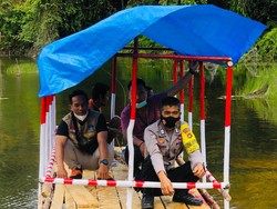 Inovasi Bripka Arjunif Sulap Area Eks Tambang Jadi Embung Sumber Air Warga