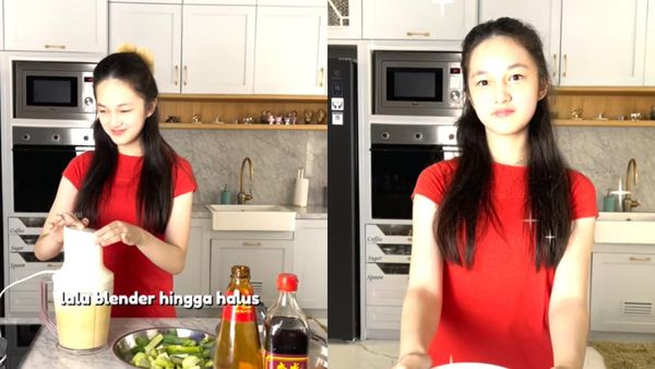 Cantik Bak Princess! Elea Anak Ussy-Andhika Masak Dumpling Kuah