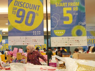 Intip Keseruan Berburu Diskon di Bazar Produk Rumah Tangga