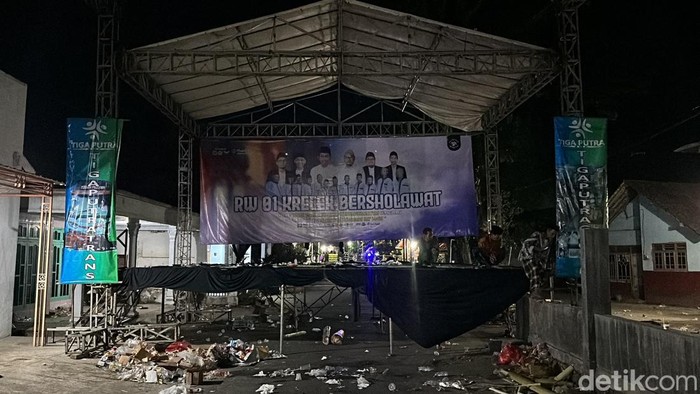 Lokasi Pengajian TKP keracunan massal di Kediri Lokasi Pengajian TKP keracunan massal di Kediri