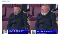 Foto Viral Wayne Rooney Tua Banget Saat Nonton MU Keok