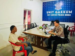 Sopir Bus yang Tabrak Truk-Tewaskan 2 Orang di Jalintim Muba Jadi Tersangka