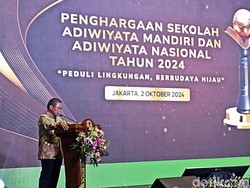 720 Sekolah Raih Penghargaan Adiwiyata 2024 dari KLHK, Meningkat dari 2023