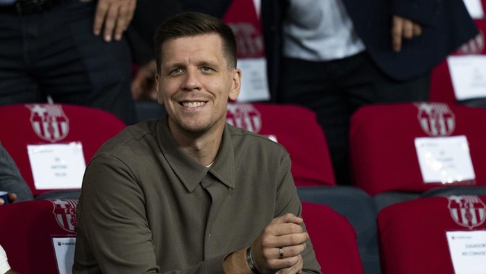 Wojciech Szczesny is pictured during the Champions League football match between FC Barcelona and BSC Young Boys, at the Estadi Lluis Companys stadium in Barcelona, Spain, on October 1, 2024. Foto: Siu Wu (Photo by Siu Wu/picture alliance via Getty Images)