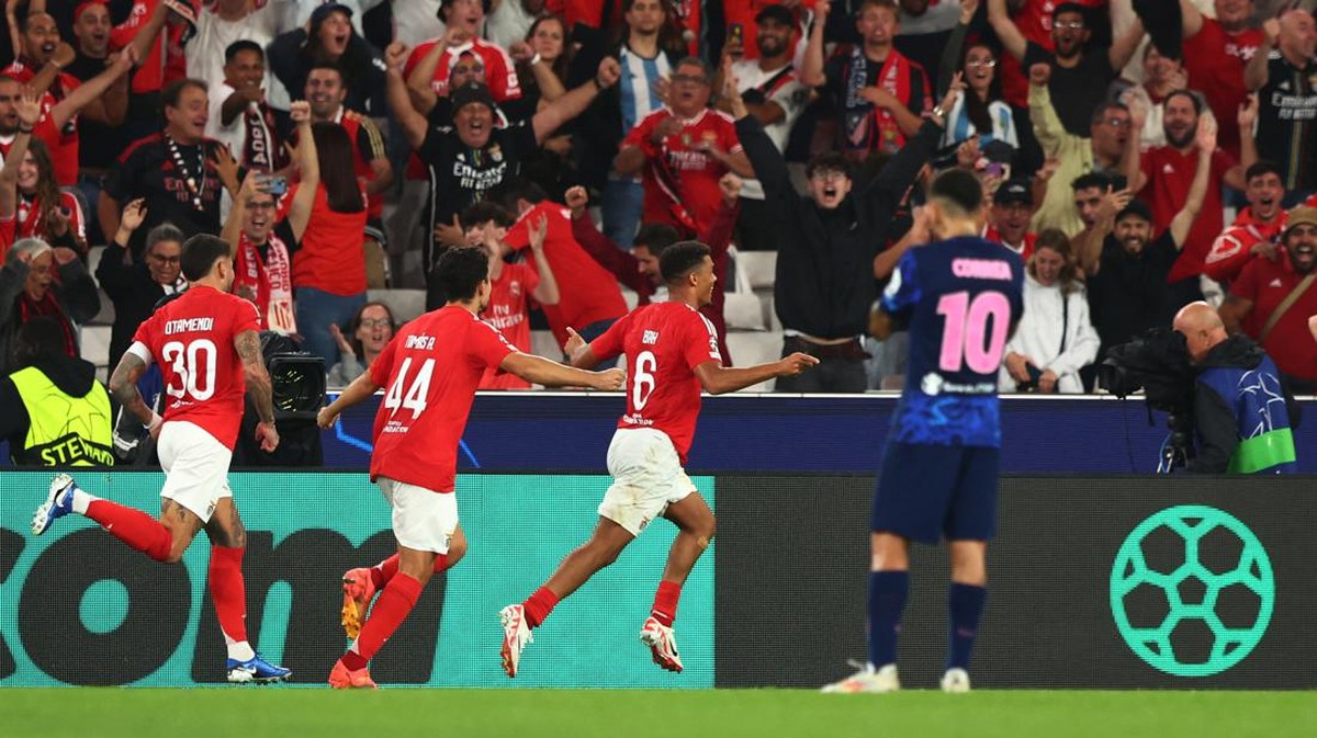 Benfica bantai Atletico Madrid 4-0 (REUTERS/Pedro Nunes)