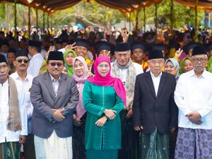 Khofifah Semangati Santri di Bangkalan untuk Lanjutkan Pendidikan