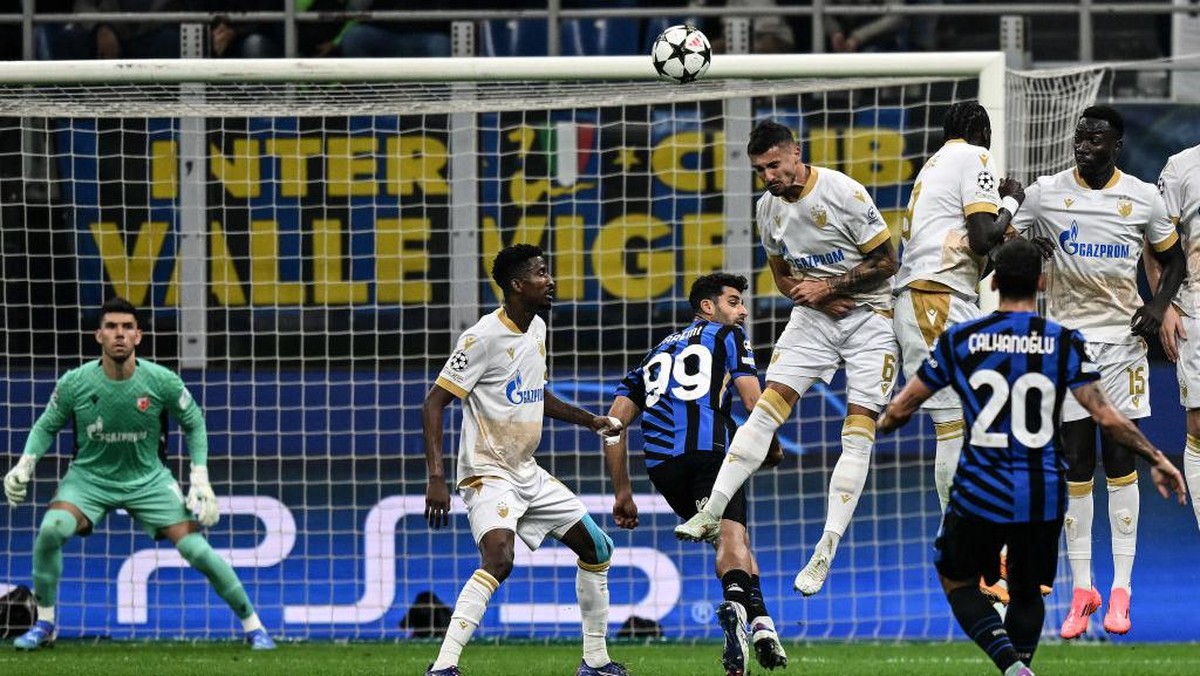 Inter Milan akhiri puasa panjang gol free kick di LIga Champions (Getty Images/Image Photo Agency)