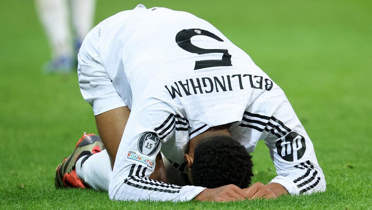 Hasil Lille vs Real Madrid. (Foto: AFP/FRANCK FIFE)