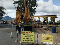 Jalan Poros Maros-Bone di Tompo Ladang Ditutup Total 1,5 Jam Hari Ini