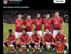 Real Madrid kalah 0-1 di markas Lille. Kalau tidak dapat penalti dari wasit, El Real diledek tidak ubahnya seperti Manchester United. Foto: dok. Internet/X (Twitter)