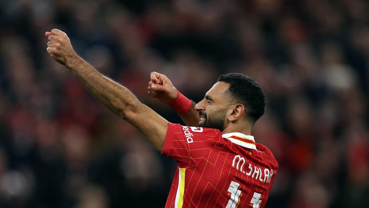 Mohamed Salah jadi pemain Afrika tertajam di Liga Champions (Action Images via Reuters/Lee Smith)