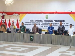 Pj Gubernur Riau Rahman Hadi Pimpin Rakor Forkopimda Bahas Pilkada 2024