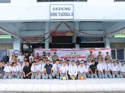 Polisi Gandeng Siswa SMK di Jakbar Deklarasi Antitawuran