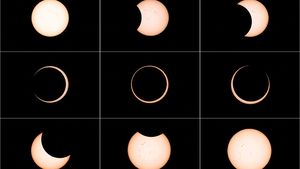 Potret Fenomena Gerhana Matahari Cincin di Langit Chile-Argentina