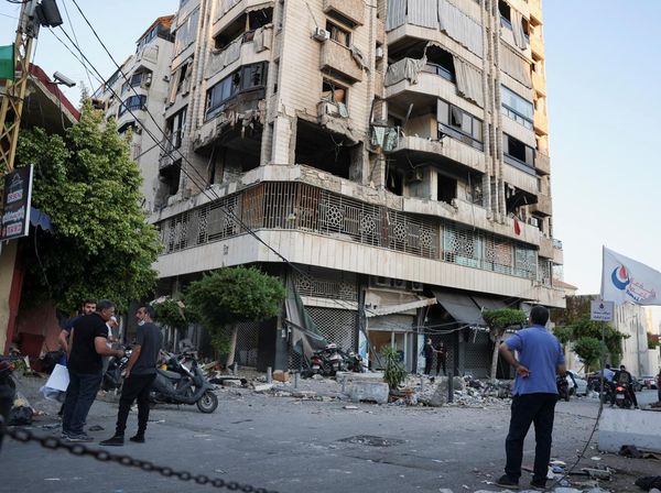 Potret Pusat Kota Beirut Setelah Dibombardir Israel