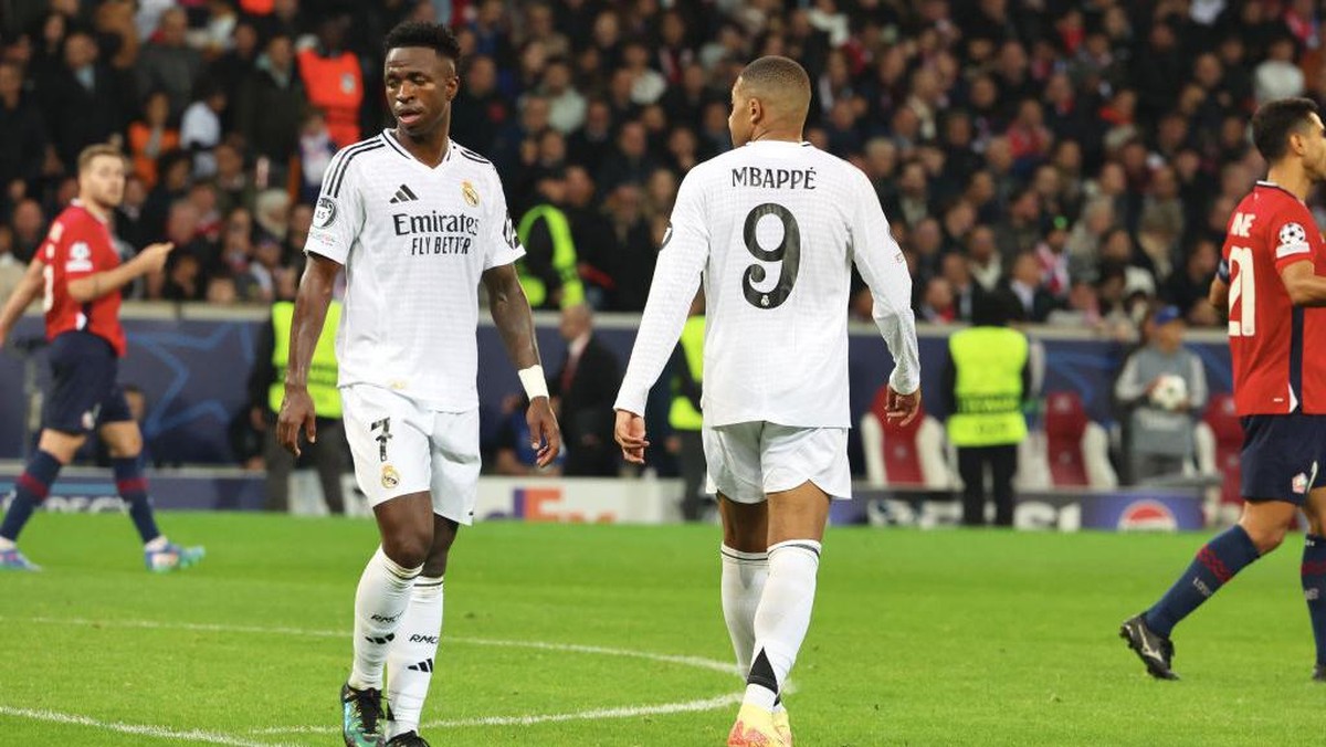 Real Madrid kalah 0-1 dari Lille di Liga Champions (Foto: Getty Images/Xavier Laine)