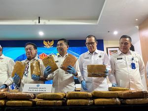 Penyelundupan 114 Kg Ganja di Merak hingga 9,8 Kg Sabu di Kaltim Digagalkan