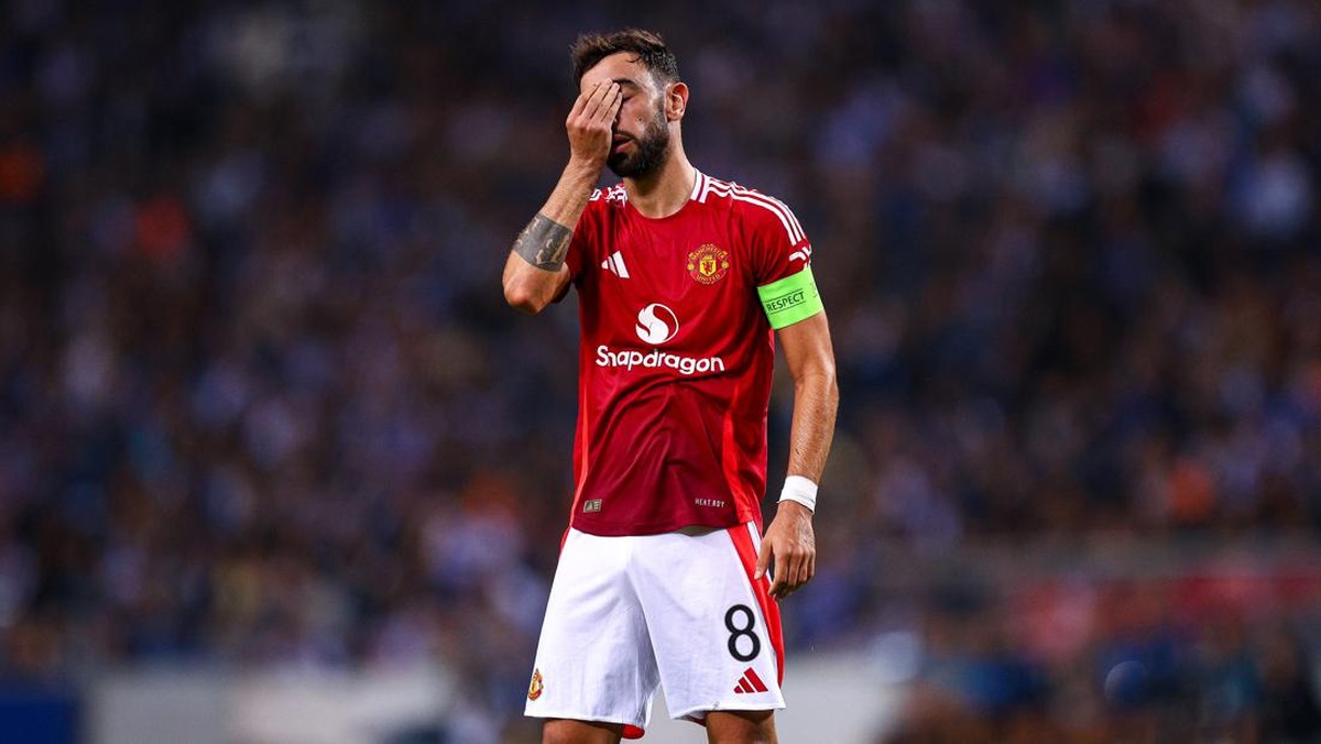 Bruno Fernandes belum mencetak gol untuk Manchester United musim ini (Foto: Getty Images/Diogo Cardoso)