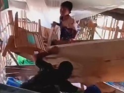 Petaka Rumah Panggung di Maros Ambruk Saat Resepsi Pernikahan