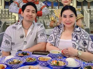 Romantis! Anisa Bahar Kulineran Bareng Kekasihnya di Thailand