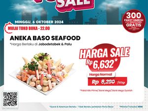 Obral Aneka Bakso Seafood Murah, Hanya di Transmart Full Day Sale Besok