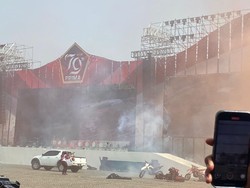 Aksi Memukau Drone Kamikaze Amankan Pejabat VVIP Saat HUT TNI