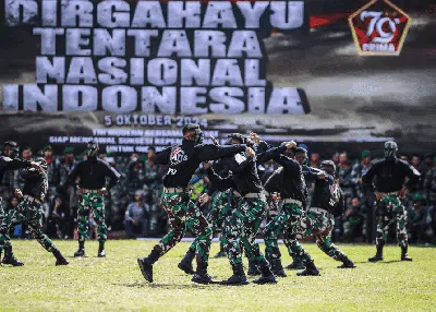 Momen Perayaan HUT TNI ke-79 di Berbagai Daerah