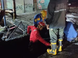 Pemotor di Bogor Terseret Arus Selokan Saat Hujan Semalam, Alami Luka-luka