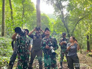 Potret Tim Ekspedisi 40 Hari Mendata Owa Jawa