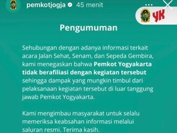Pemkot Buka Suara soal Tipu-tipu Berkedok Fun Bike HUT Jogja di Alkid