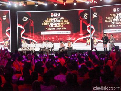 Potret Debat Perdana Pilgub Jakarta 2024 Dimulai