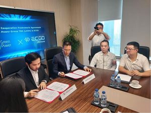 Green Power Teken MoU dengan ECGO Suplai 31.000 Baterai Motor Listrik