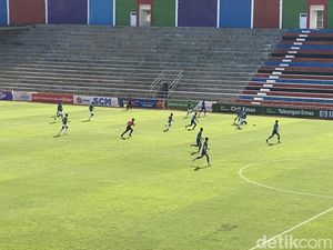 Nusantara United Ungguli PSIM Jogja 1-0 di Babak Pertama