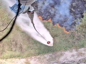 Karhutla Terjadi di OKI dan OKU Timur, 6 Helikopter Dikerahkan