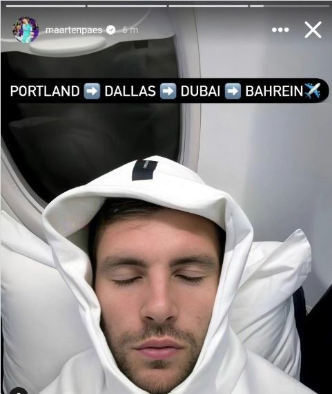 Tangkapan layar Instagram Story Maarten Paes