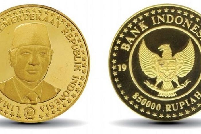 Uang koin mengandung emas