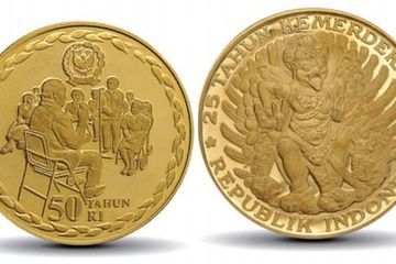 Uang koin mengandung emas