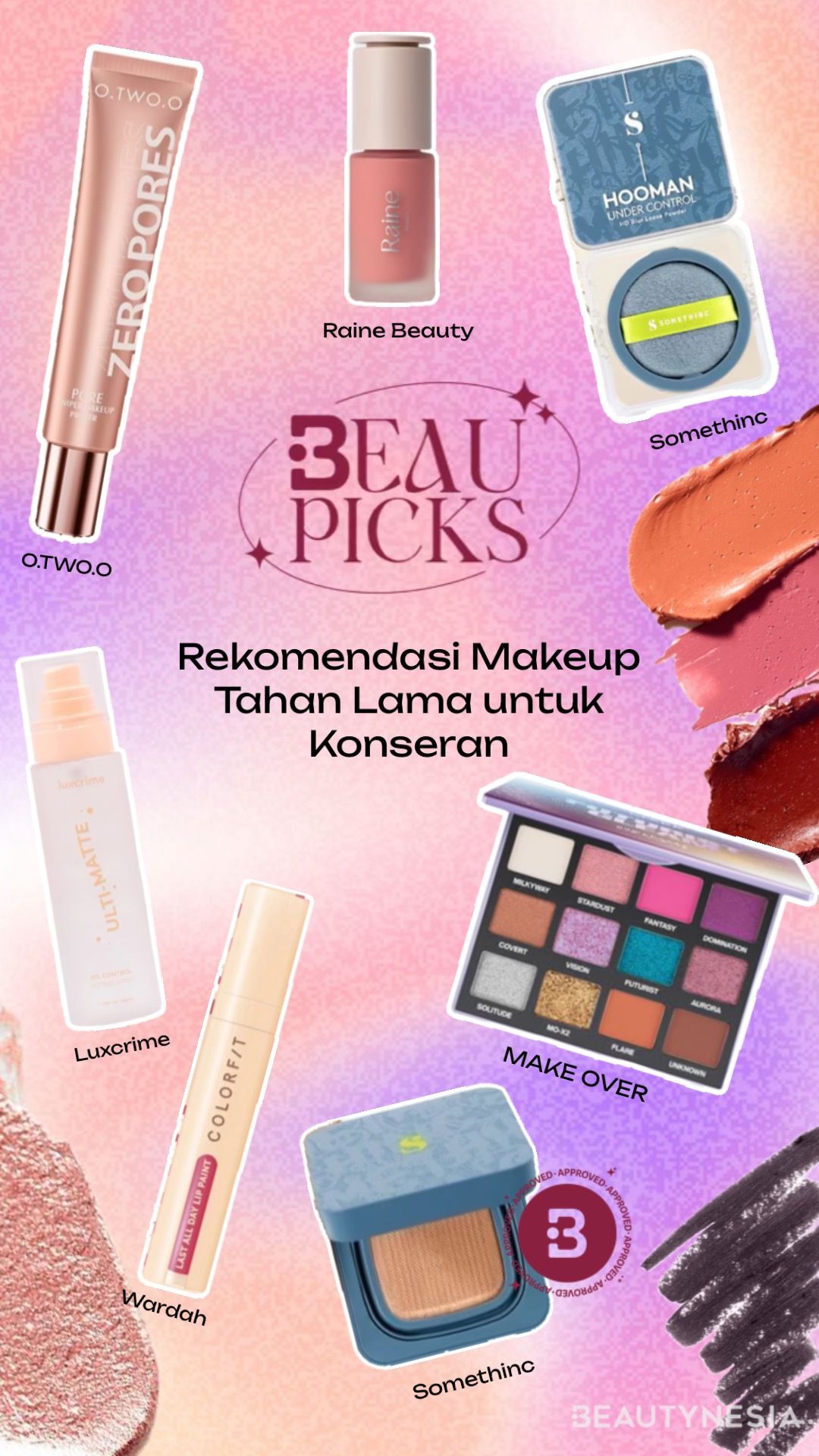 BeauPicks: Rekomendasi Makeup Tahan Lama dan Flawless untuk Konseran