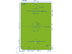 Ukuran Lapangan Sepak Bola dan Komponen di Dalamnya