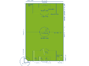 Ukuran Lapangan Sepak Bola dan Komponen di Dalamnya Ukuran Lapangan Sepak Bola dan Komponen di Dalamnya