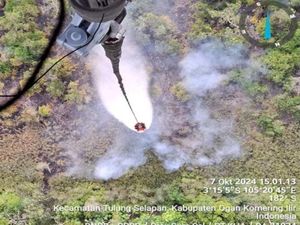 Karhutla di OKI dan OKU Timur Sudah Padam, Sisakan Asap