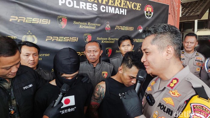Polisi tangkap 3 Anggota Geng Motor yang Bacok Jukir di Cimahi