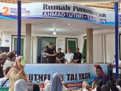 Resmikan Posko Pemenangan Banyumas, Ini Pesan Ahmad Luthfi ke Relawan