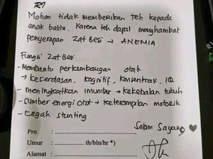 Viral Imbauan agar Tak Beri Minuman Teh ke Balita: Hambat Penyerapan Zat Besi Viral Imbauan agar Tak Beri Minuman Teh ke Balita: Hambat Penyerapan Zat Besi